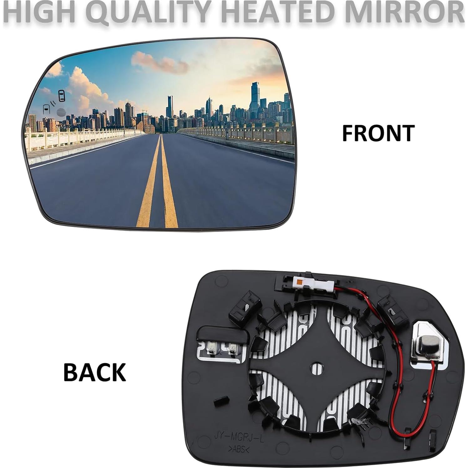 Cristal Espejo Lateral Izquierdo Ford Edge 2015-2021 con Calefacción