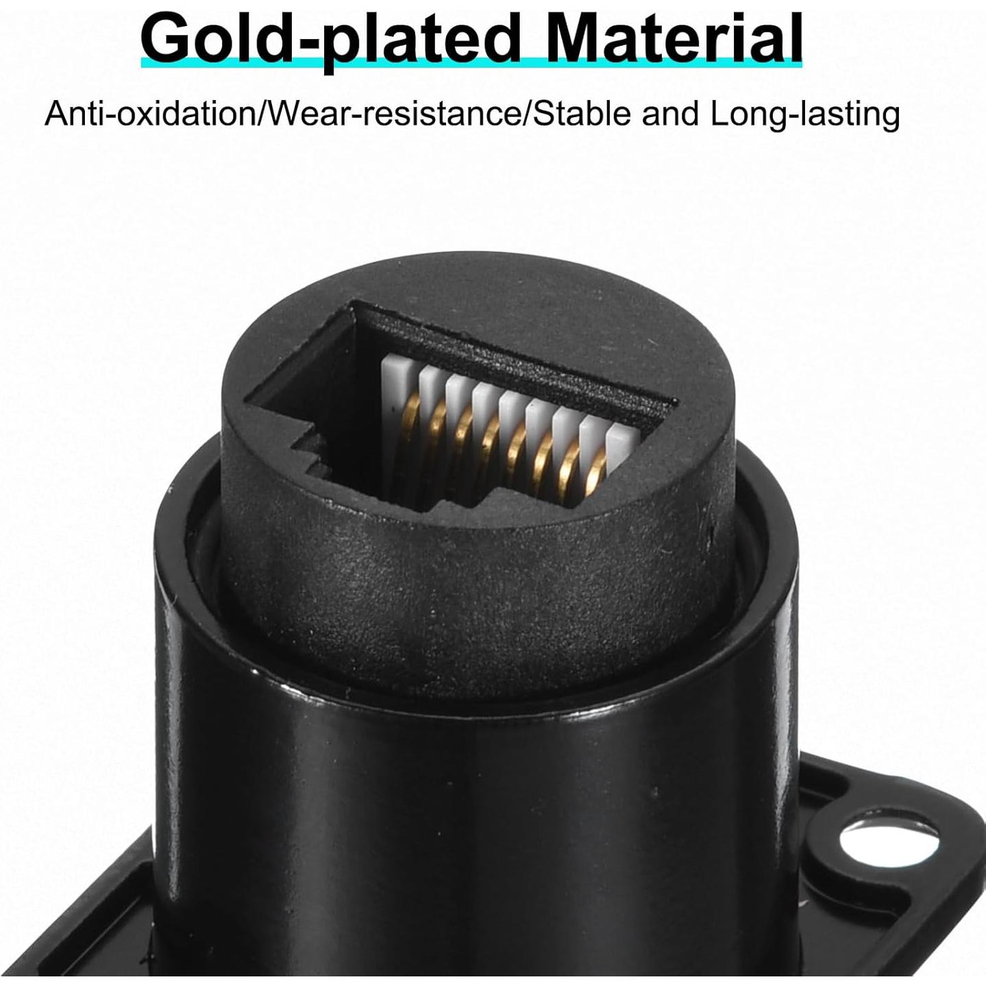 Acoplador RJ45 tipo D MECCANIXITY hembra a hembra CAT6/CAT5E