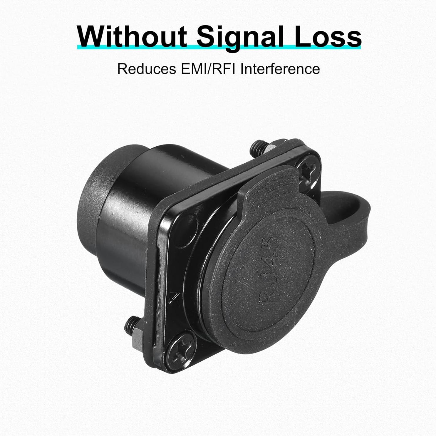 Acoplador RJ45 tipo D MECCANIXITY hembra a hembra CAT6/CAT5E