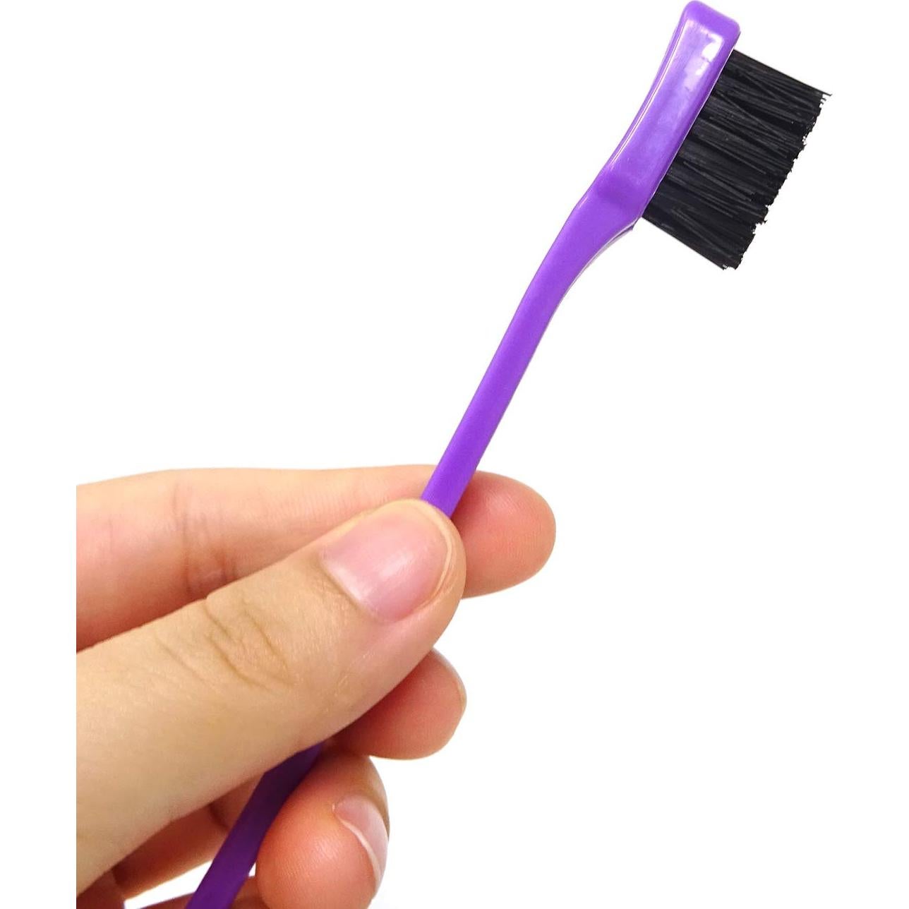 5 Cepillos de Bordes Doble Cara Honbay 17.8cm Púrpura