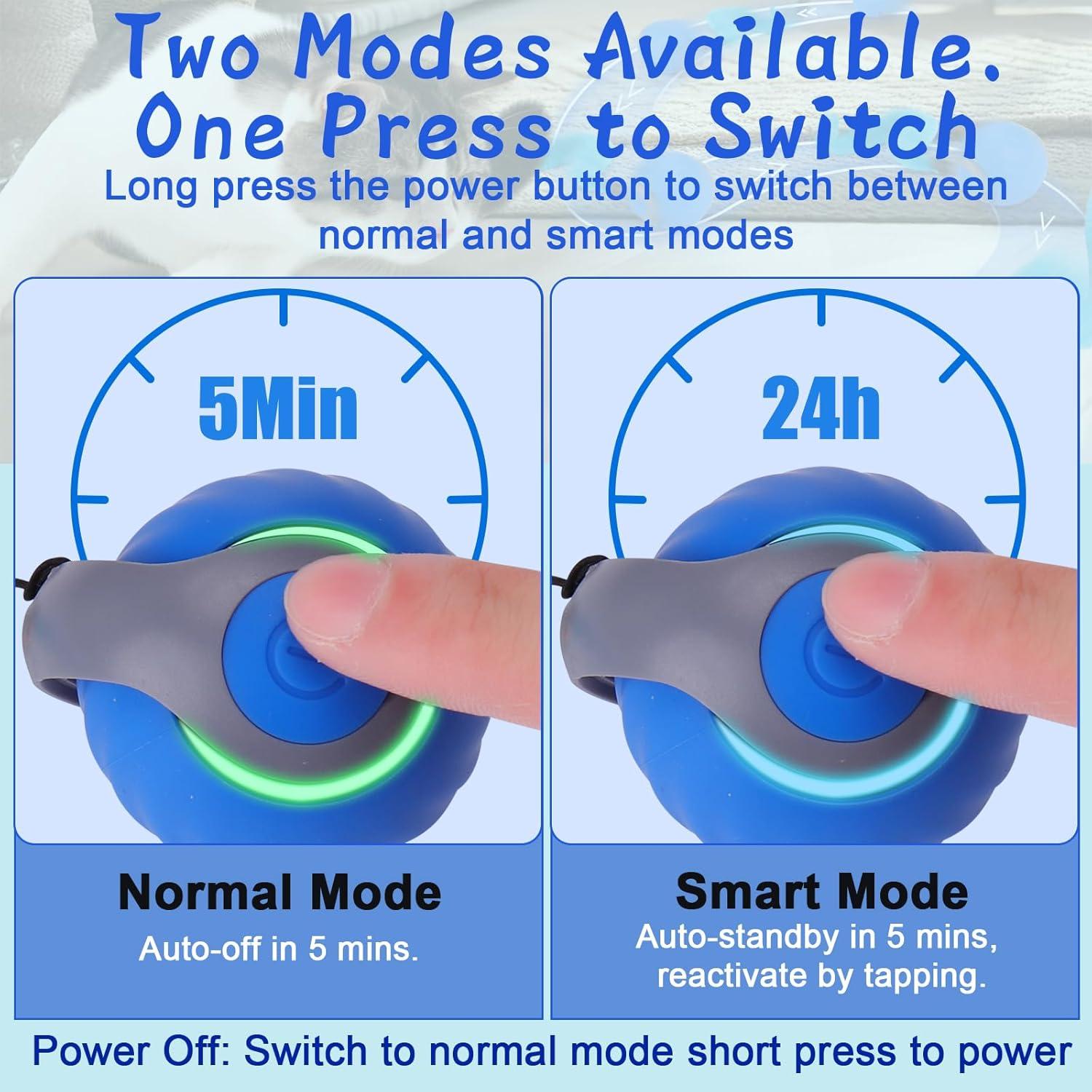 Bola Interactiva para Gatos BABORUI - Juguete Recargable Azul
