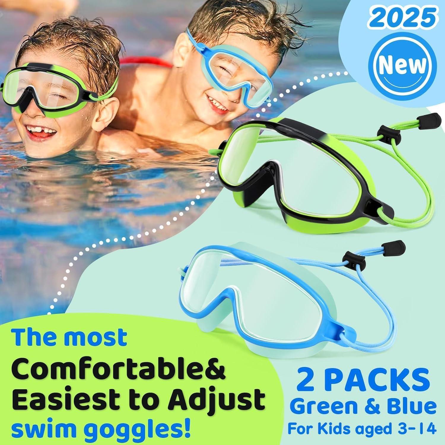 Gafas de natación Vvinca para niños 3-14 años antiempañante UV