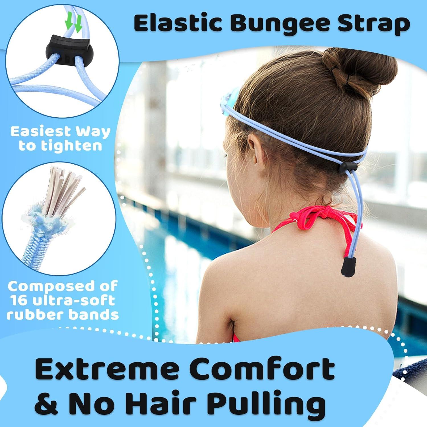 Gafas de natación Vvinca para niños 3-14 años antiempañante UV