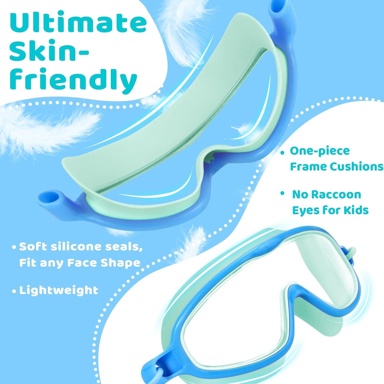 Gafas de natación Vvinca para niños 3-14 años antiempañante UV