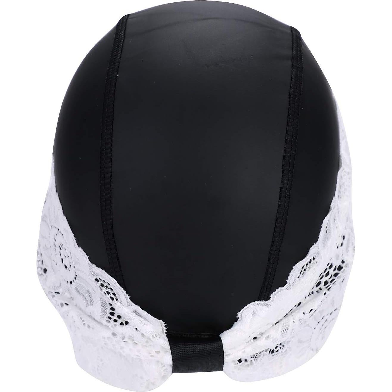 Gorro de natación ITODA para mujeres en silicona negra