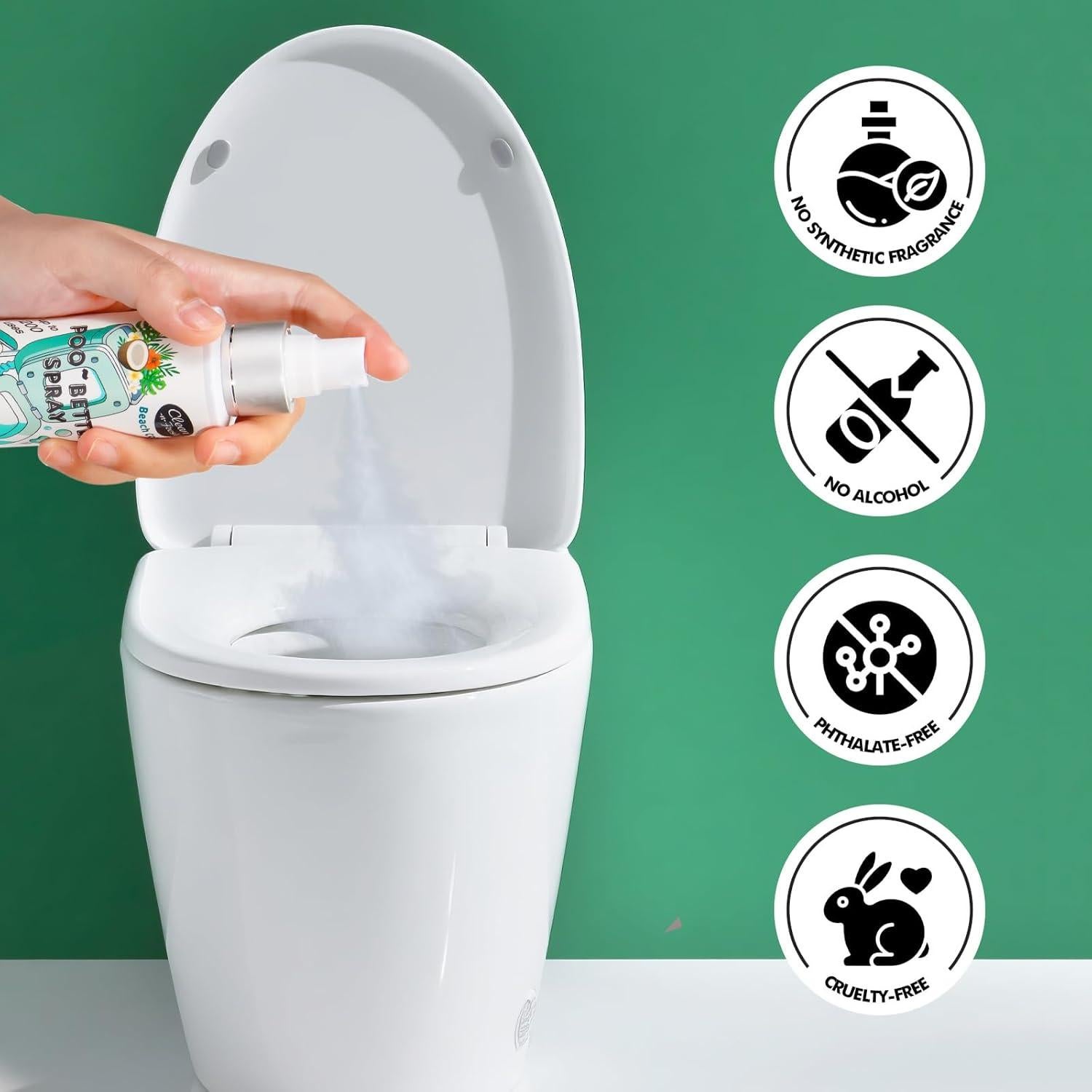 Spray Ambientador de Inodoro Clean-n-Fresh Coco 200ml