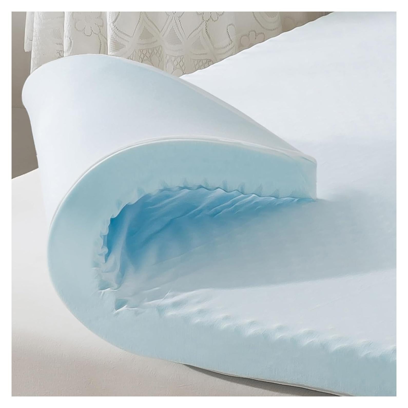 Colchón Viscoelástico Individual WhatsBedding EGTP Azul 2.60kg