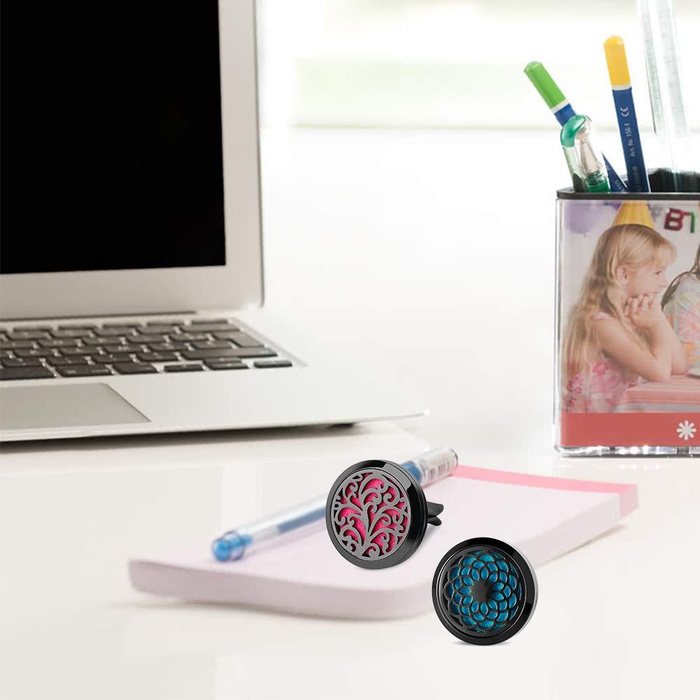 Difusor de Aceite Esencial RoyAroma 30mm Negro con Almohadillas