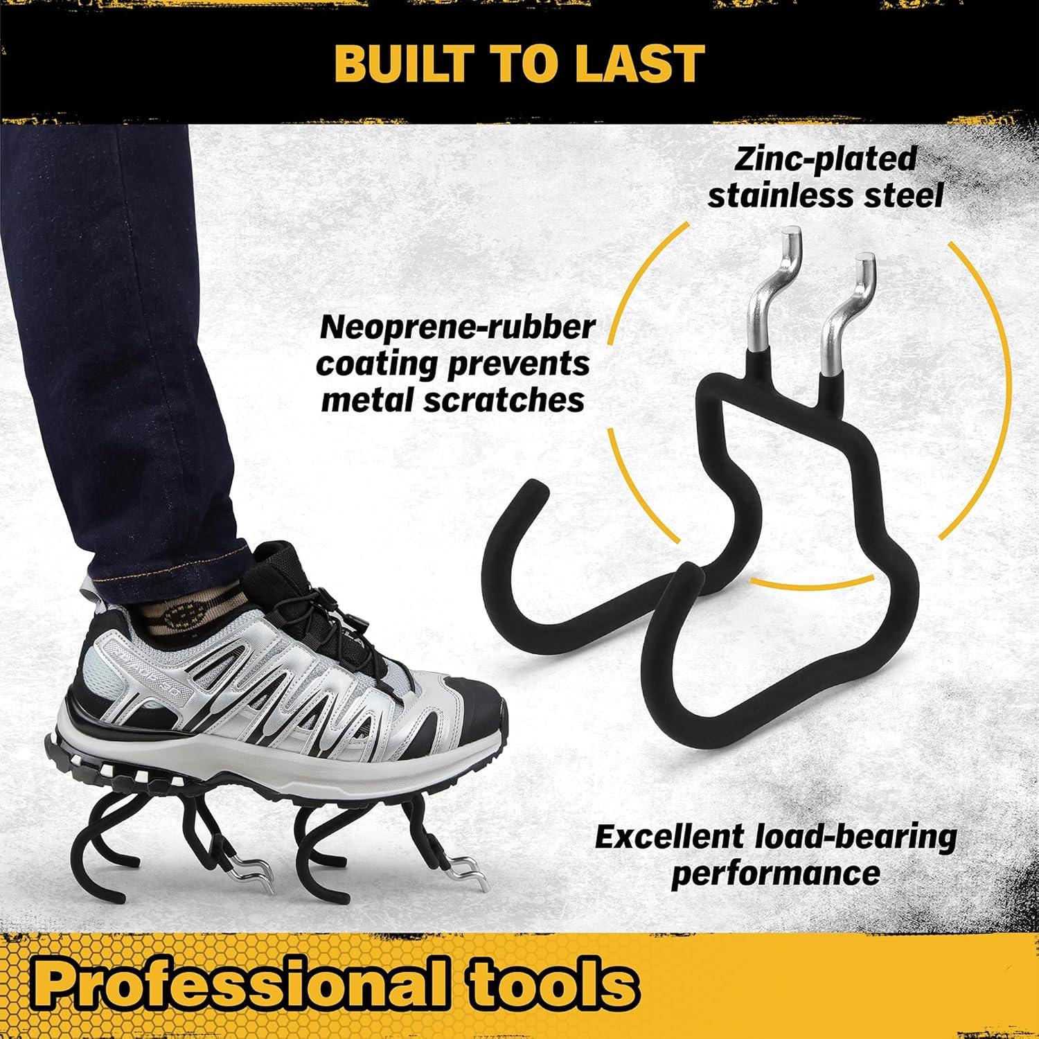 Ganchos Curvados para Tablero Perforado ELEAD - 4 Piezas, 9.98 kg