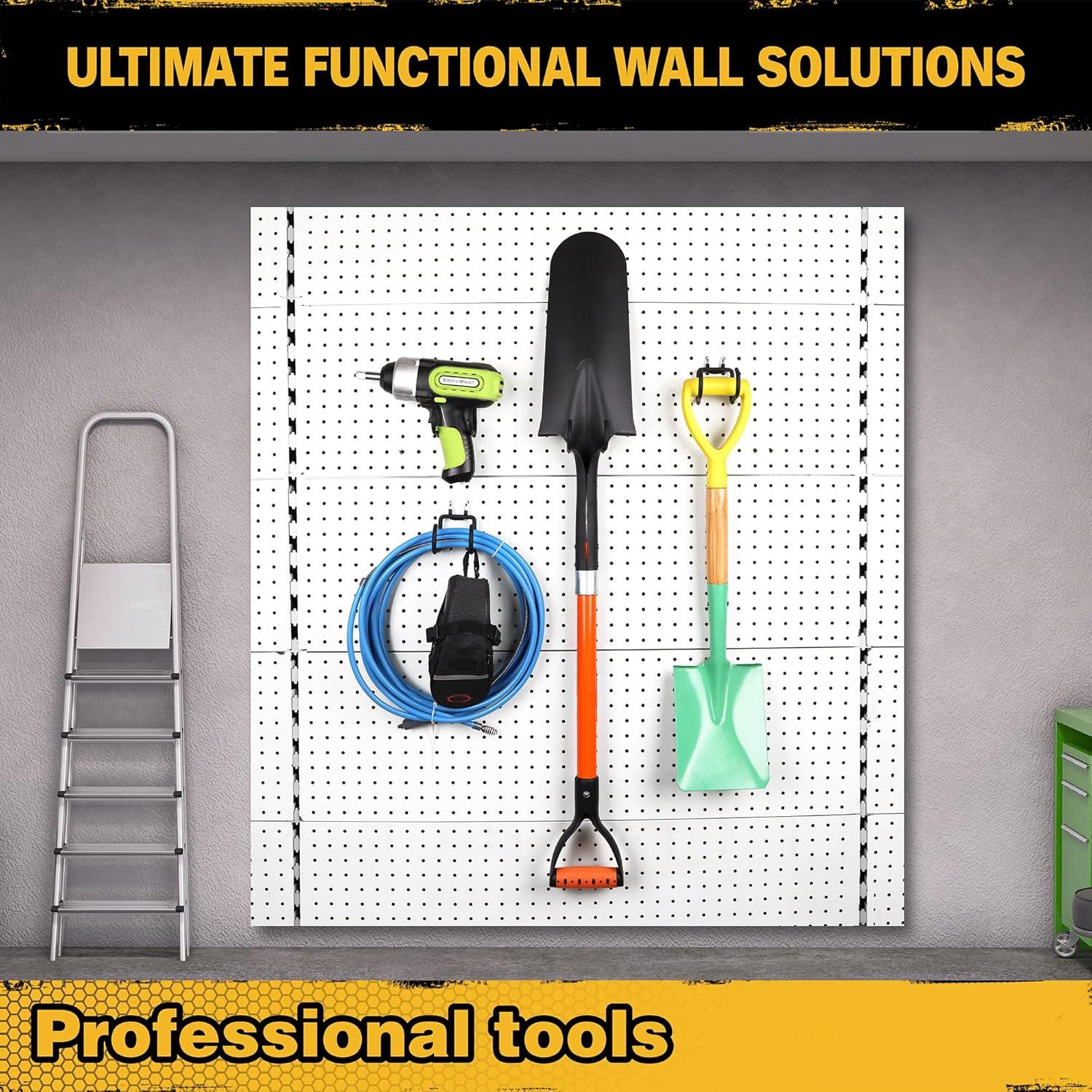 Ganchos Curvados para Tablero Perforado ELEAD - 4 Piezas, 9.98 kg