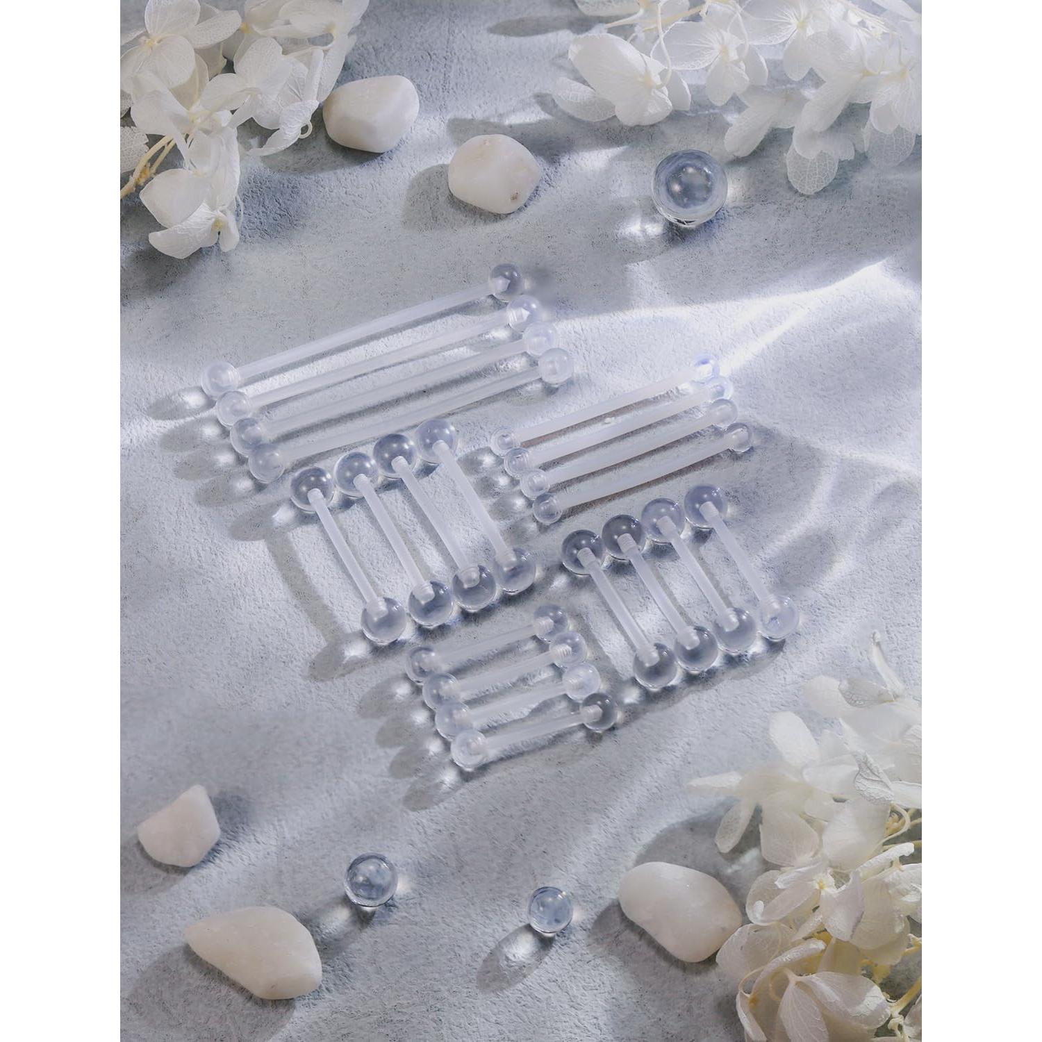 Anillos de Perforación Bioflex 14G - 20 Pcs Mixtos