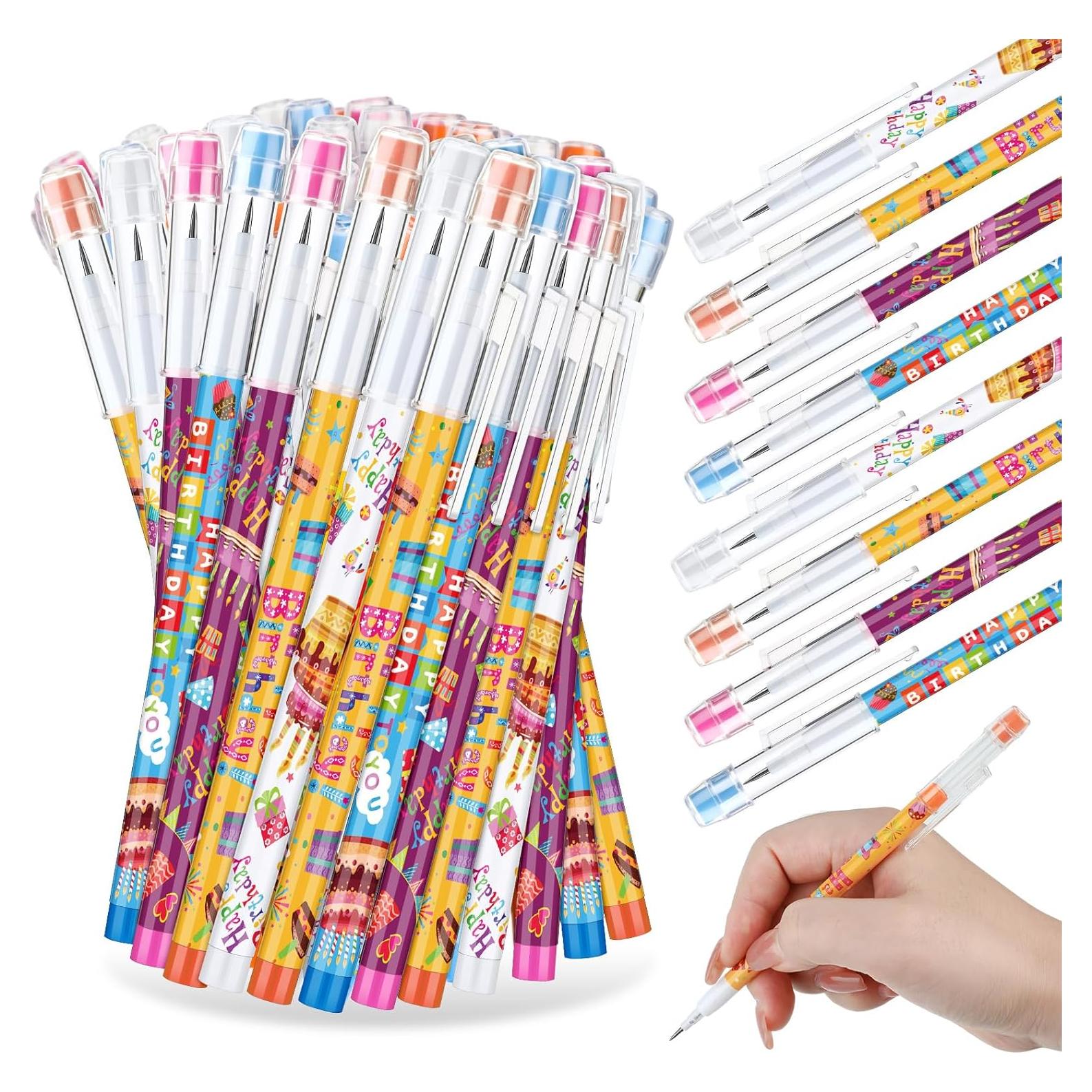 Lápices de Cumpleaños Maitys con Borrador - 48 Pcs