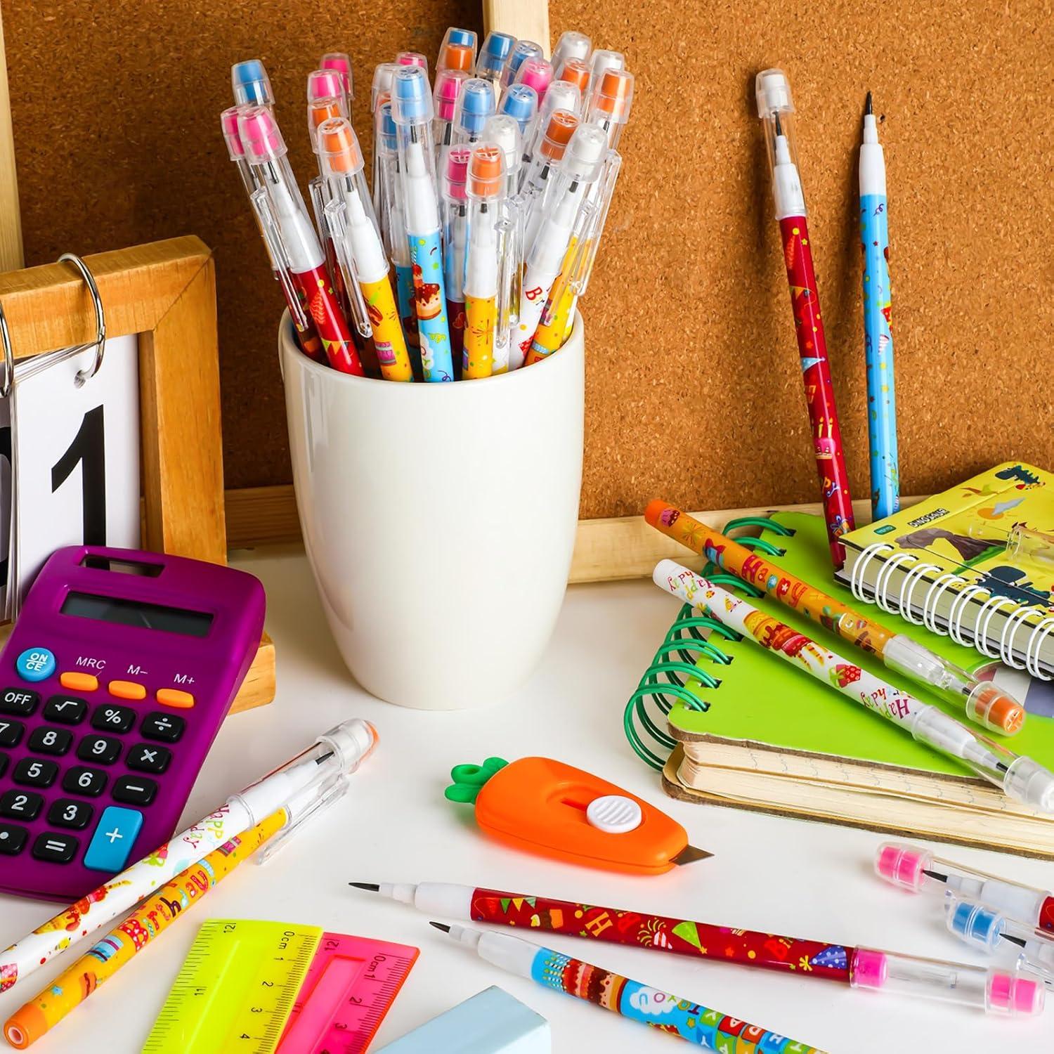 Lápices de Cumpleaños Maitys con Borrador - 48 Pcs