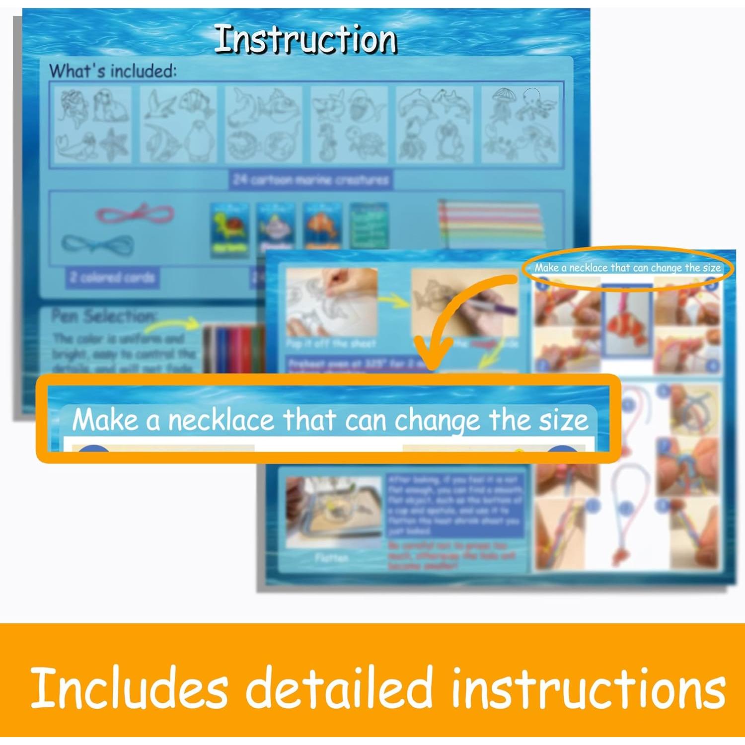 Kit de Manualidades Vicentorra Shrinky Dinks 75 Piezas