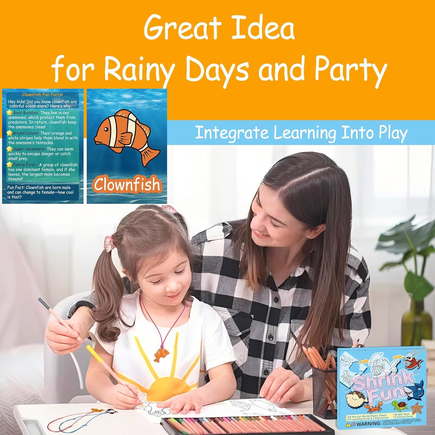 Kit de Manualidades Vicentorra Shrinky Dinks 75 Piezas