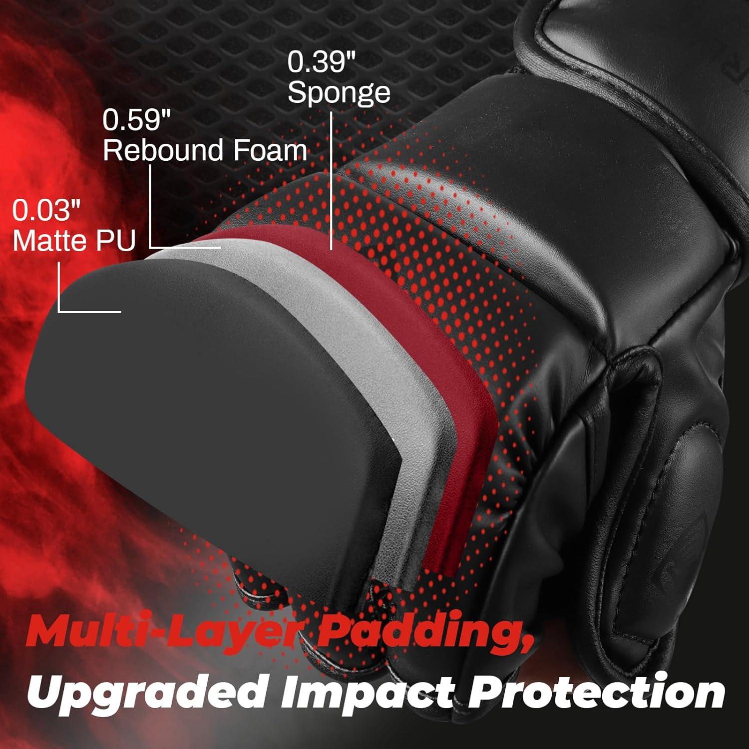 Guantes MMA LIBERLUPUS LBA2-SM-B-0328 para Sparring