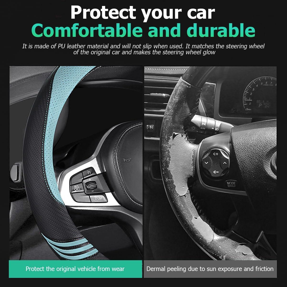 Cubierta de Volante Mandark 15" Antideslizante Verde