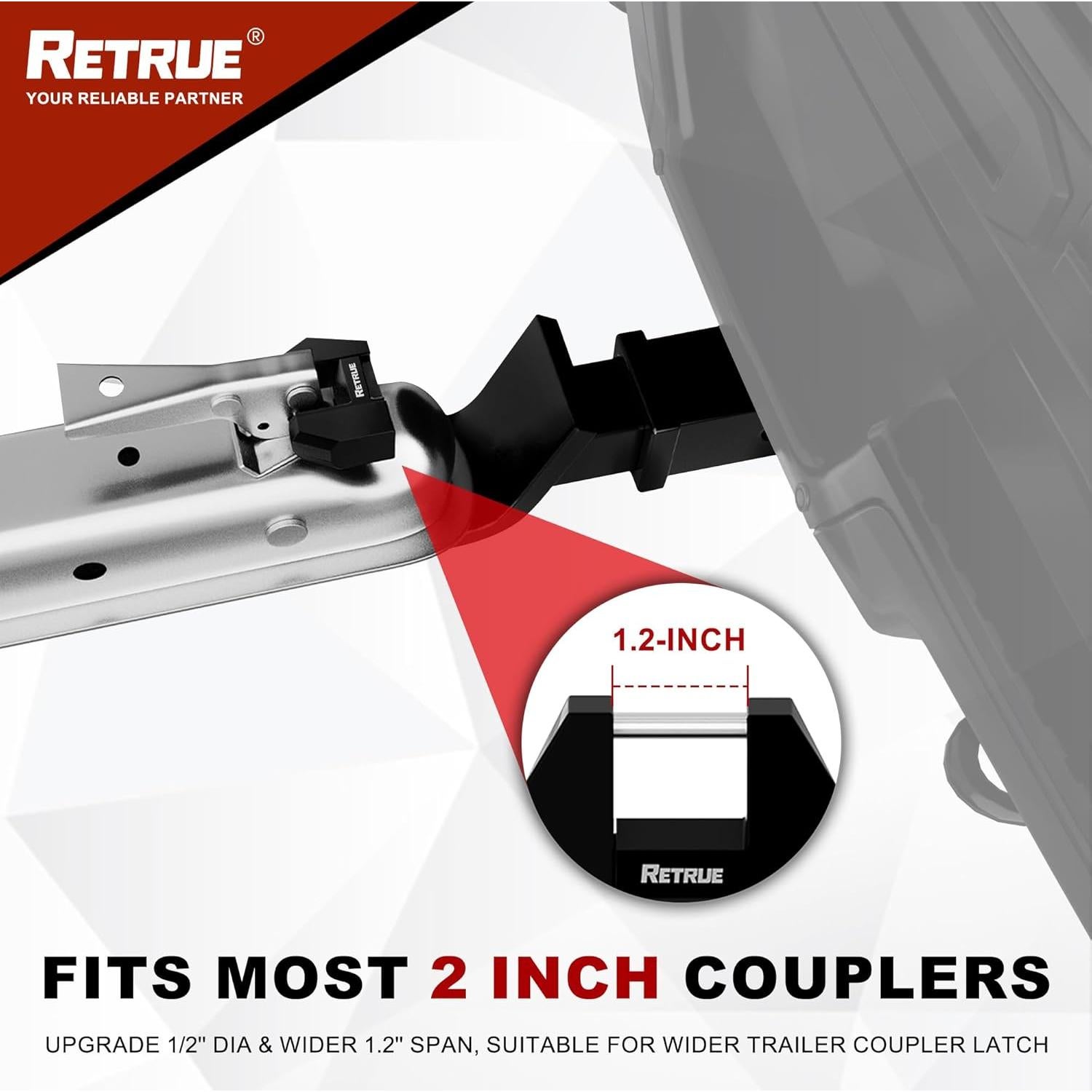 Cerradura de Acoplamiento de Remolque RETRUE Cyberlock 30.48 mm