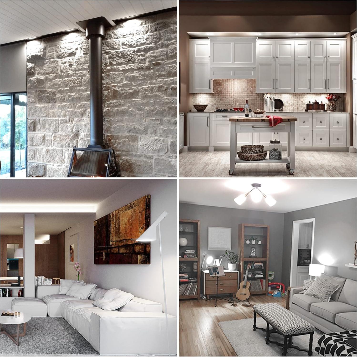 Bombillas LED de Noche TuoF E26 1W 150lm 6 Paquete Blanco Frío