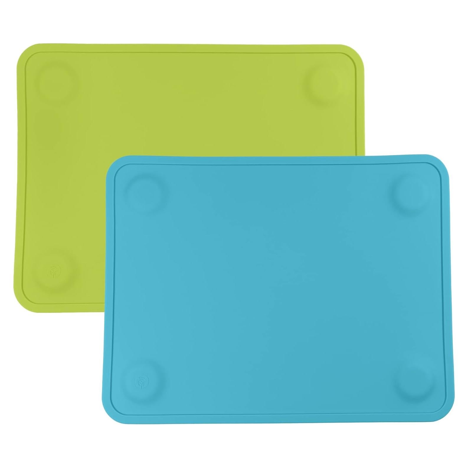 Tapetes de Silicona WeeSprout Antideslizantes para Bebés - Paquete de 2