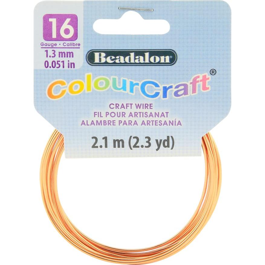 Alambre ColourCraft Beadalon 16 AWG Cobre 2.3 m para Joyería