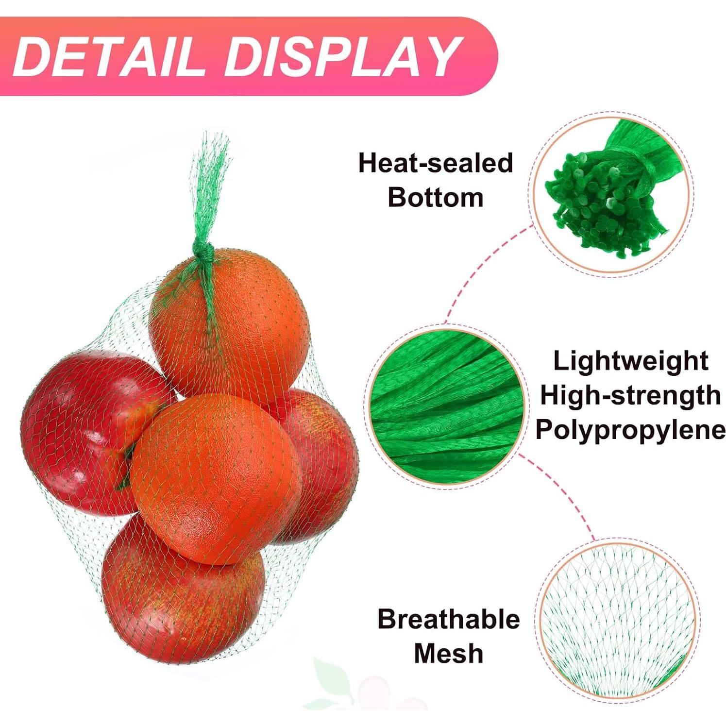 Bolsas de Malla Reutilizables uxcell 30 cm para Almacenamiento