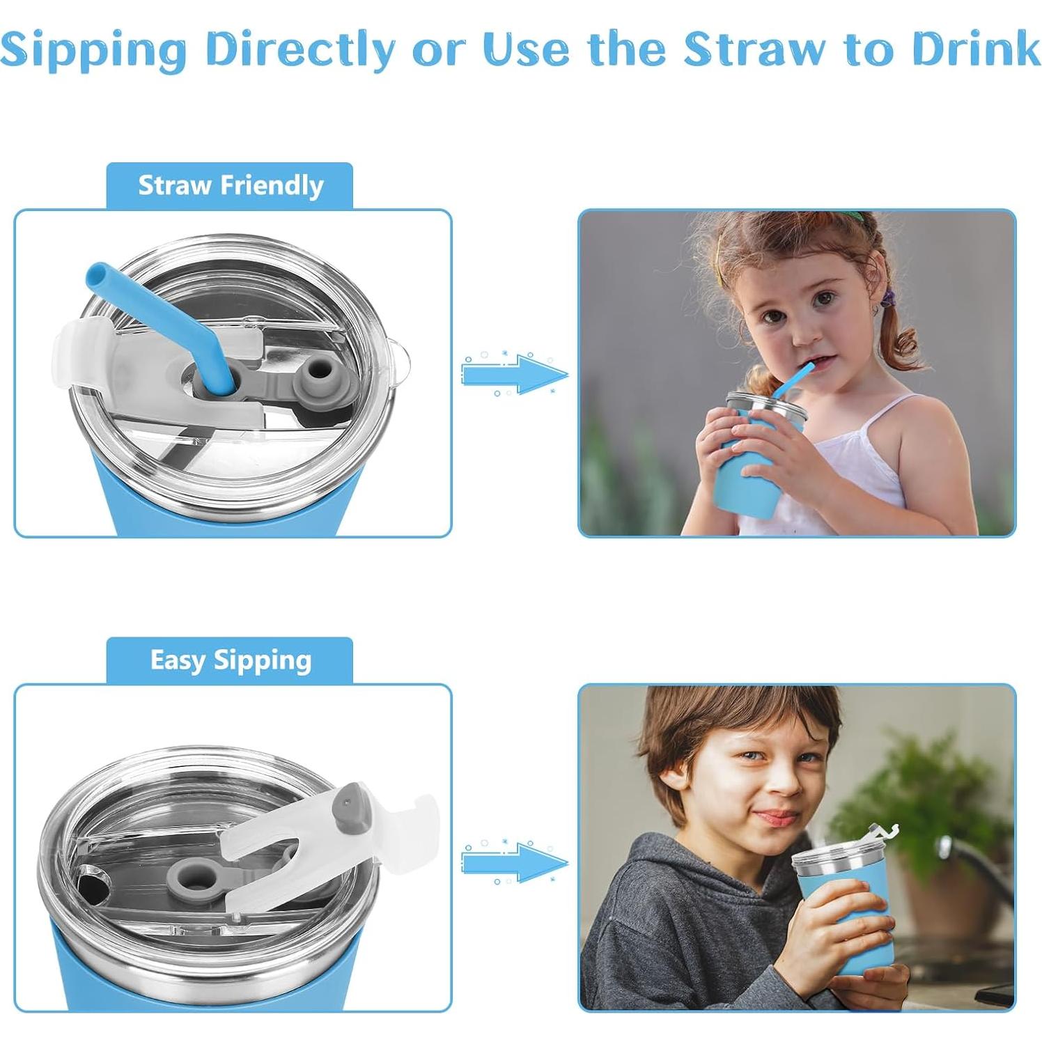 Vasos para Niños Yummy Sam 6 Pack 354ml Acero Inoxidable