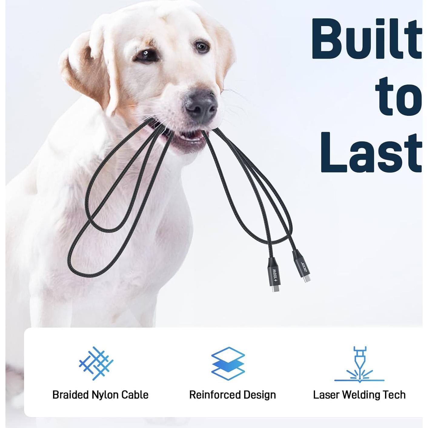 Cable USB C Acer OCB248 100W 1.0m Carga Rápida Nylon