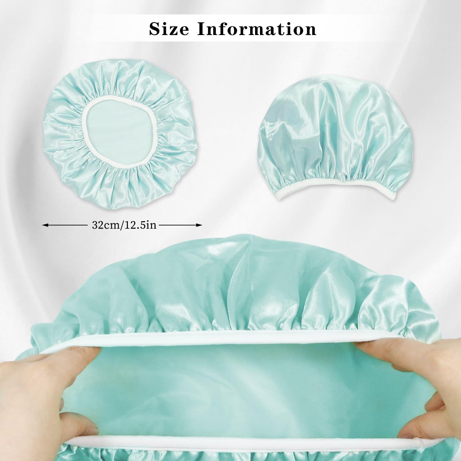 Gorros de Ducha Reutilizables Mis Cosas Novedosas 3PC