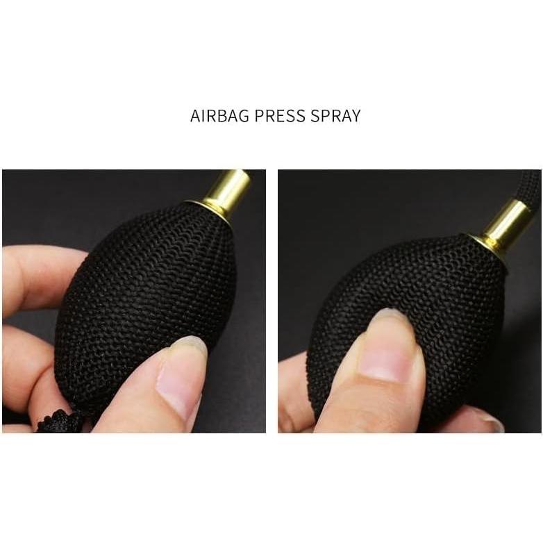 Botella de Perfume Vintage 100ml Topxome Vidrio Negro