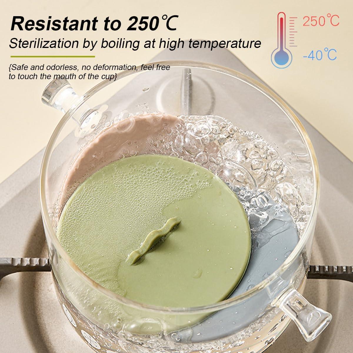 Tapa de Silicona Hermética QUANEISHA para Tazas - 6 Piezas