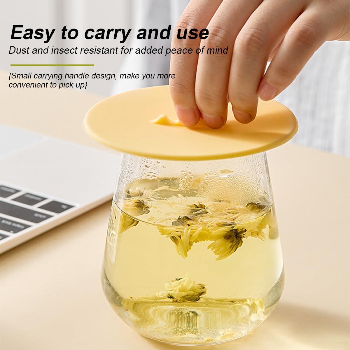 Tapa de Silicona Hermética QUANEISHA para Tazas - 6 Piezas