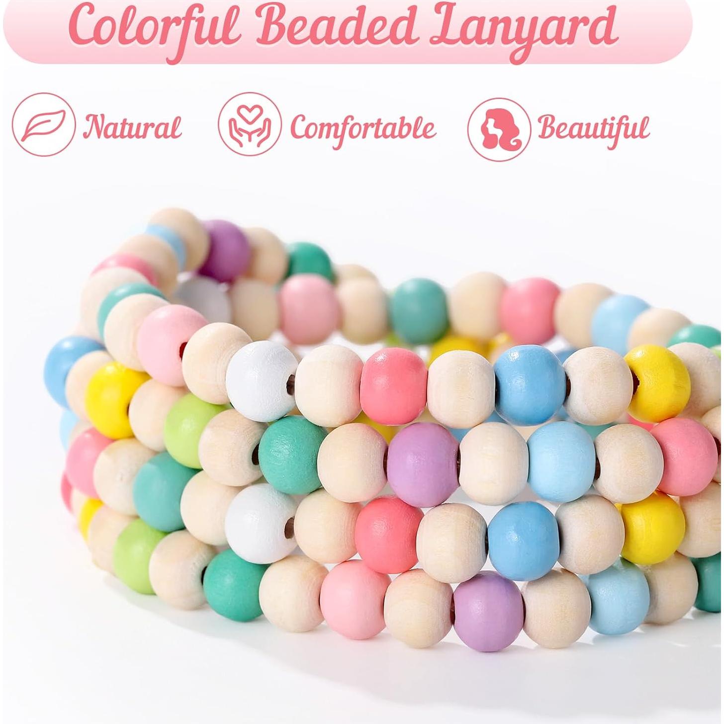 Lanyard Retráctil BESARME con Portatarjetas Colorido 41 cm