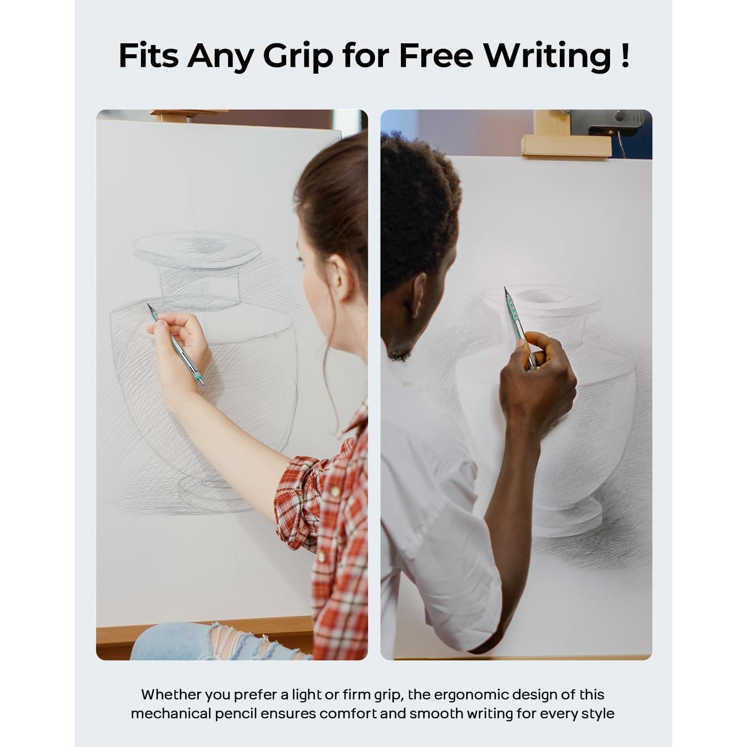 Conjunto de Lápices Mecánicos Nicpro 2mm con Estuche y Recargas