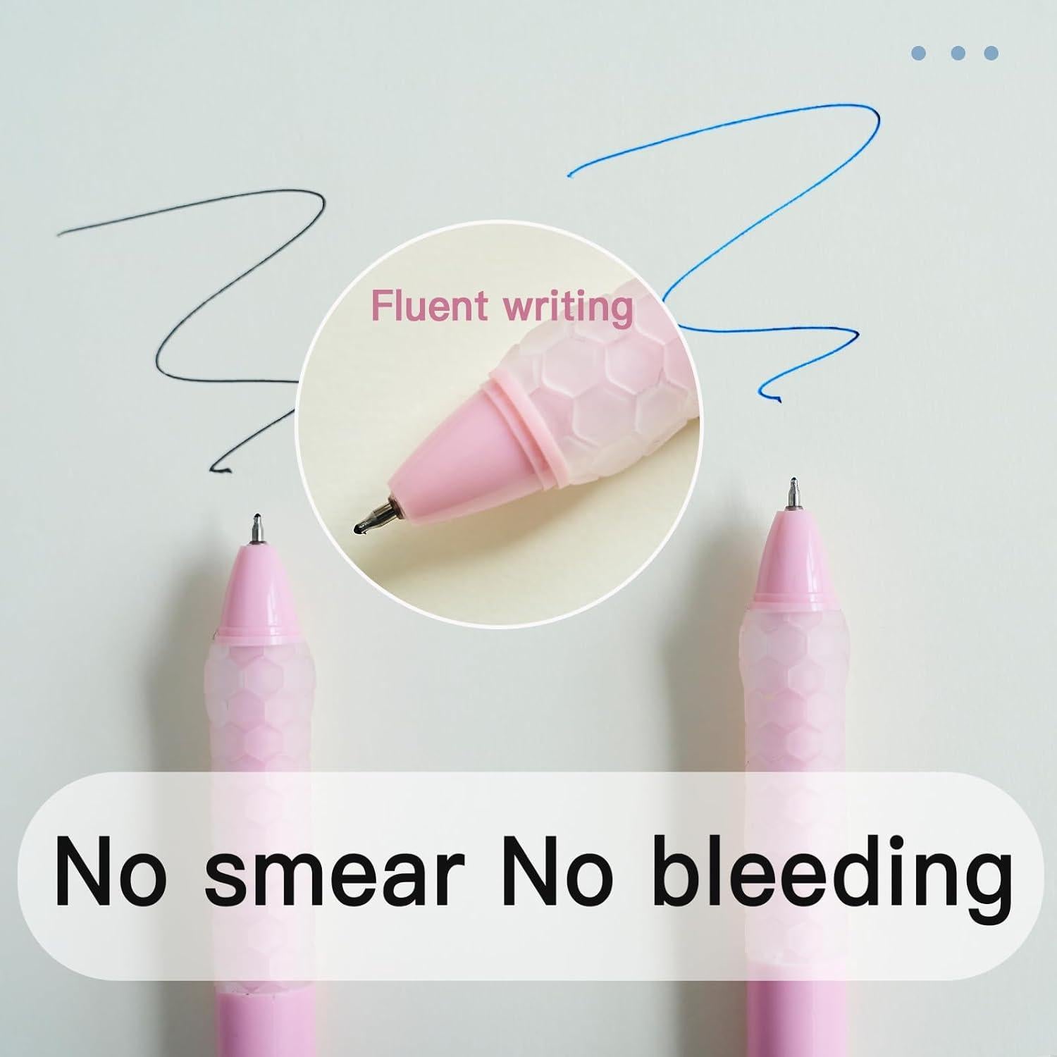 Set de 12 Bolígrafos de Gel LuminoMei 0.5mm Tinta Negra