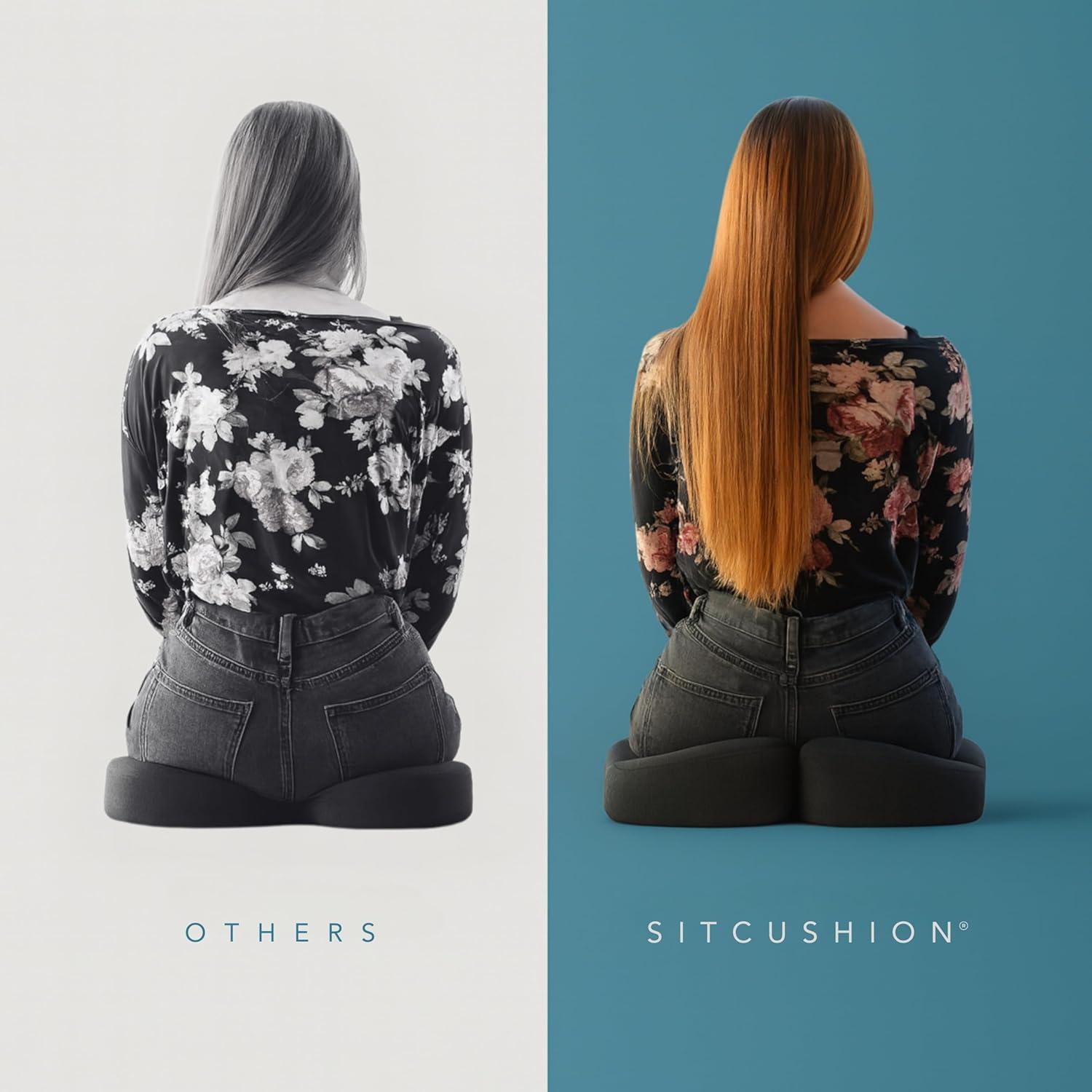 Cojín Ergonómico SitCushion Extra Grande para Coccix y Espalda