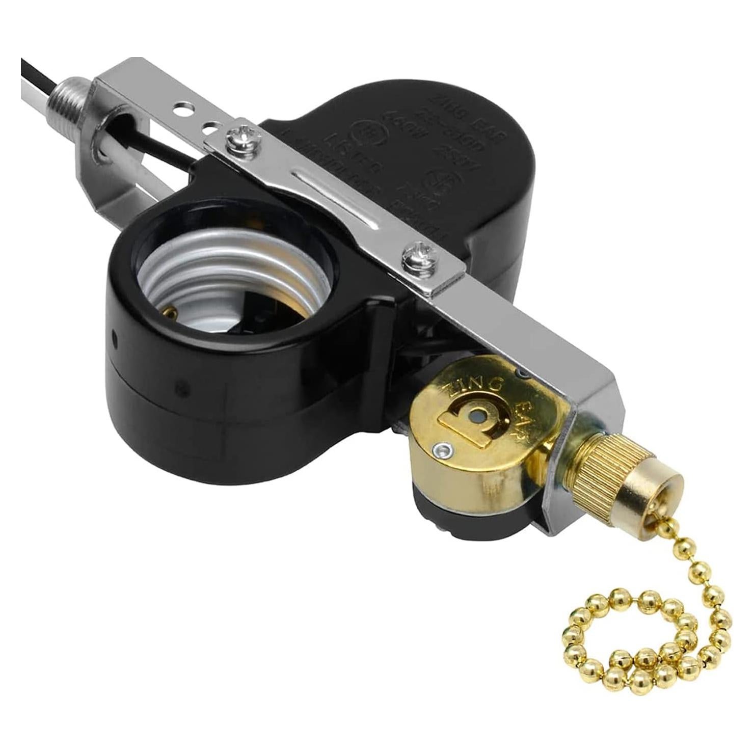 Soporte Doble para Bombillas de Ventilador Akahttbn ZE-310D