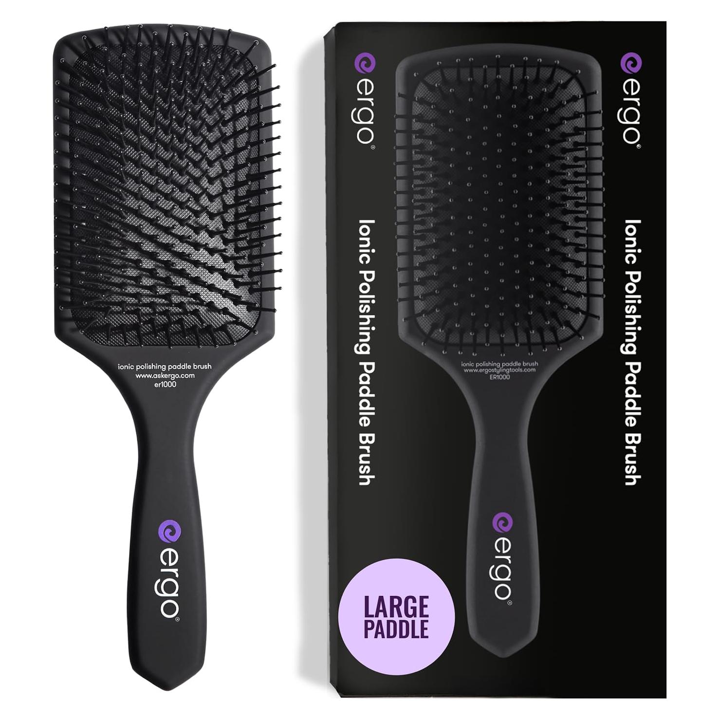 Cepillo de Pelo Paddle Ergo ER1000 Grande Antifrizz