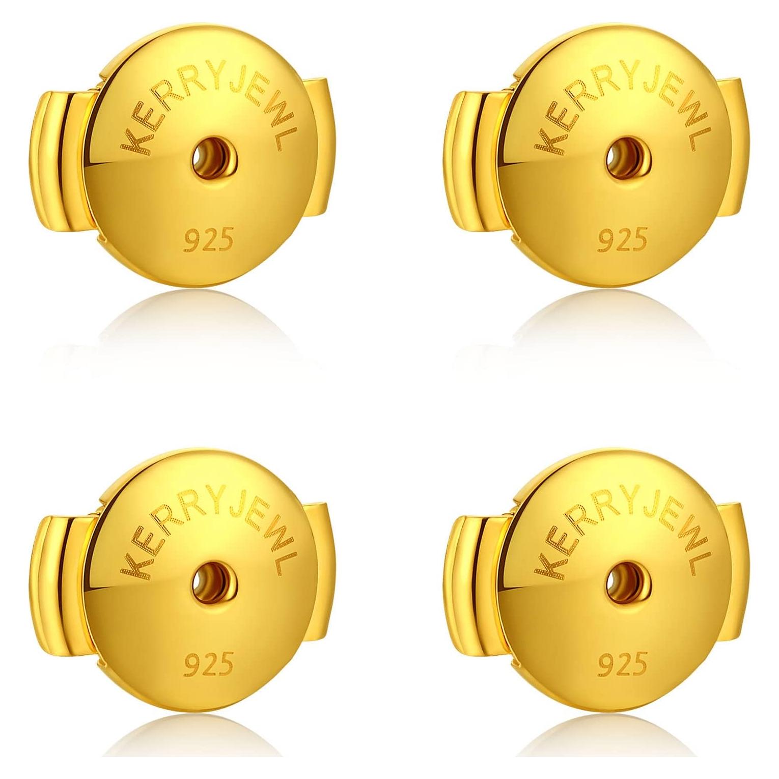 Reemplazos de Aretes de Cierre Kerryjewl en Plata 925 y Oro 14K