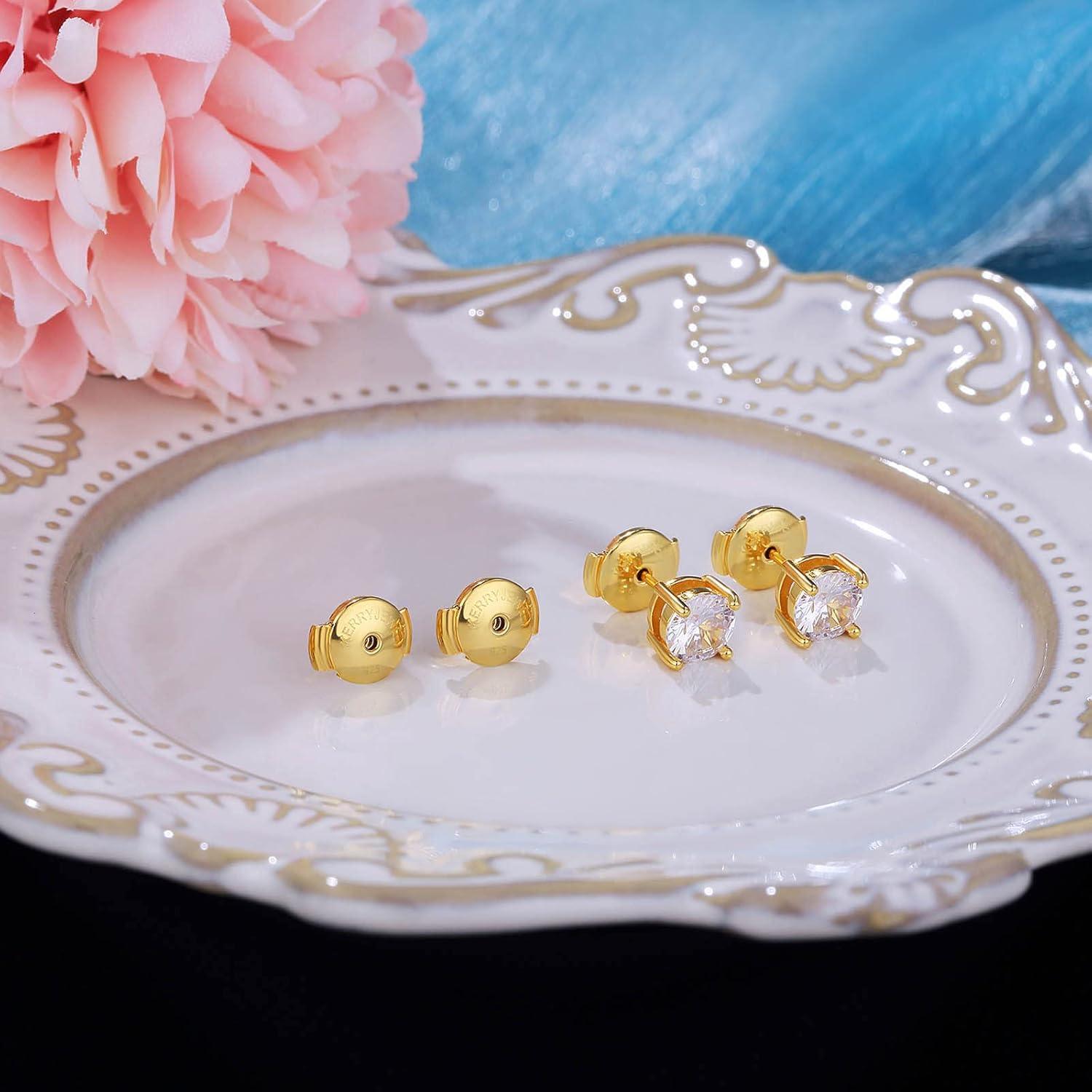 Reemplazos de Aretes de Cierre Kerryjewl en Plata 925 y Oro 14K