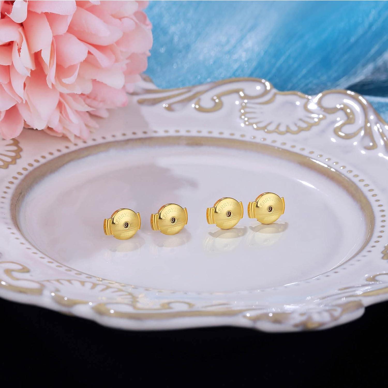 Reemplazos de Aretes de Cierre Kerryjewl en Plata 925 y Oro 14K