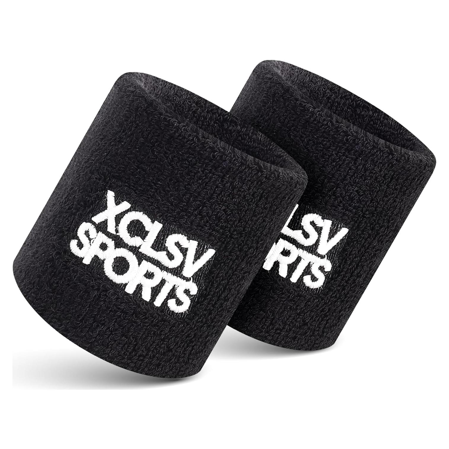 Banda de Muñeca XCLSV SPORTS - Algodón Absorbente - 1 Par