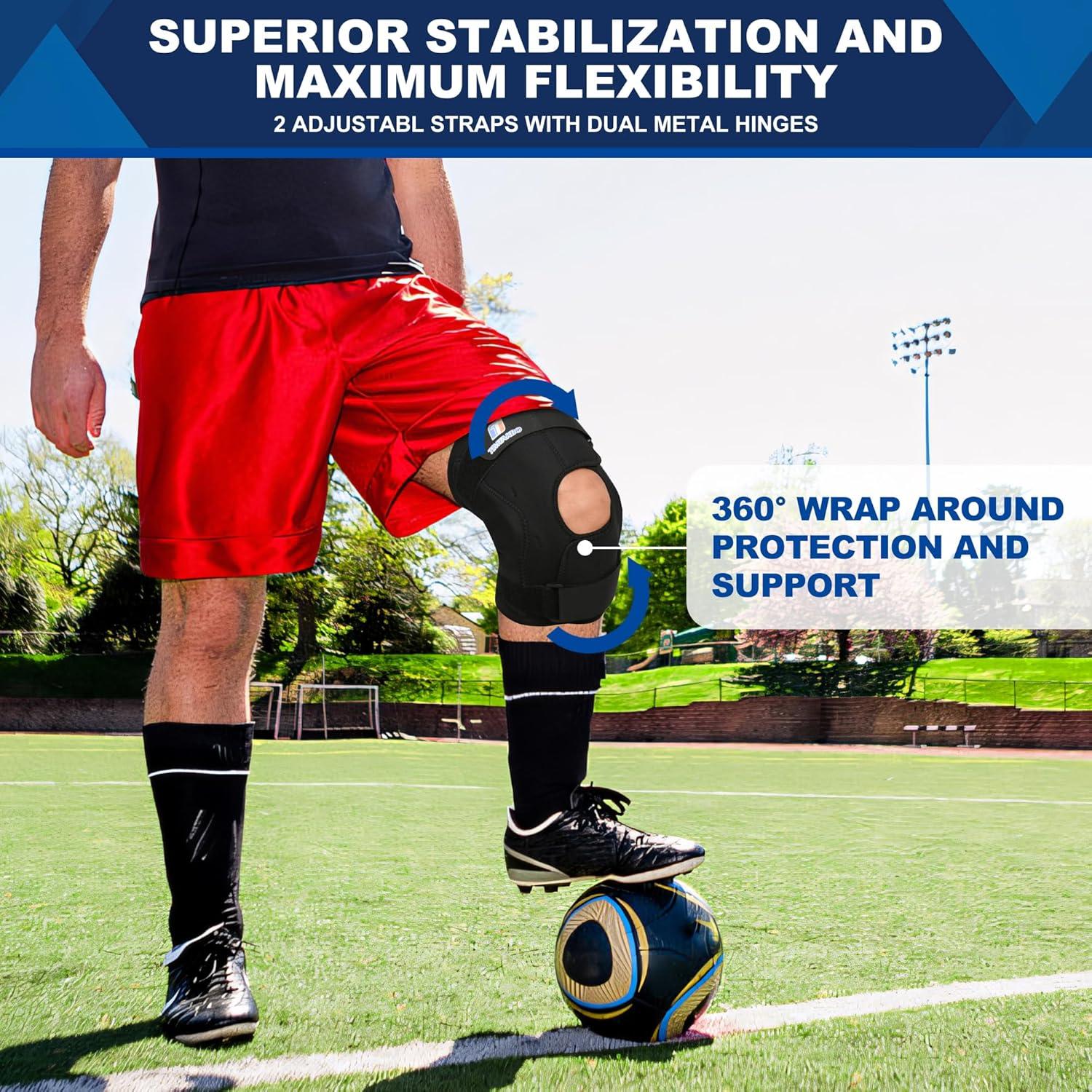 Férula de Rodilla TIMTAKBO Grande con Bisagras y Estabilizadores