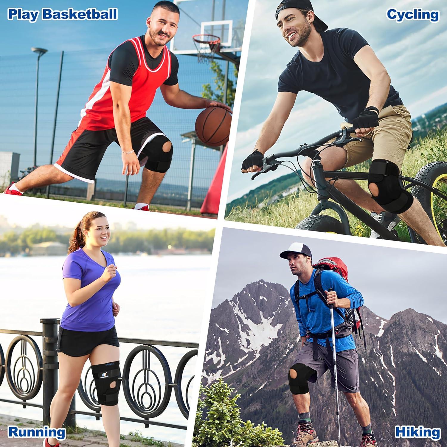 Férula de Rodilla TIMTAKBO Grande con Bisagras y Estabilizadores