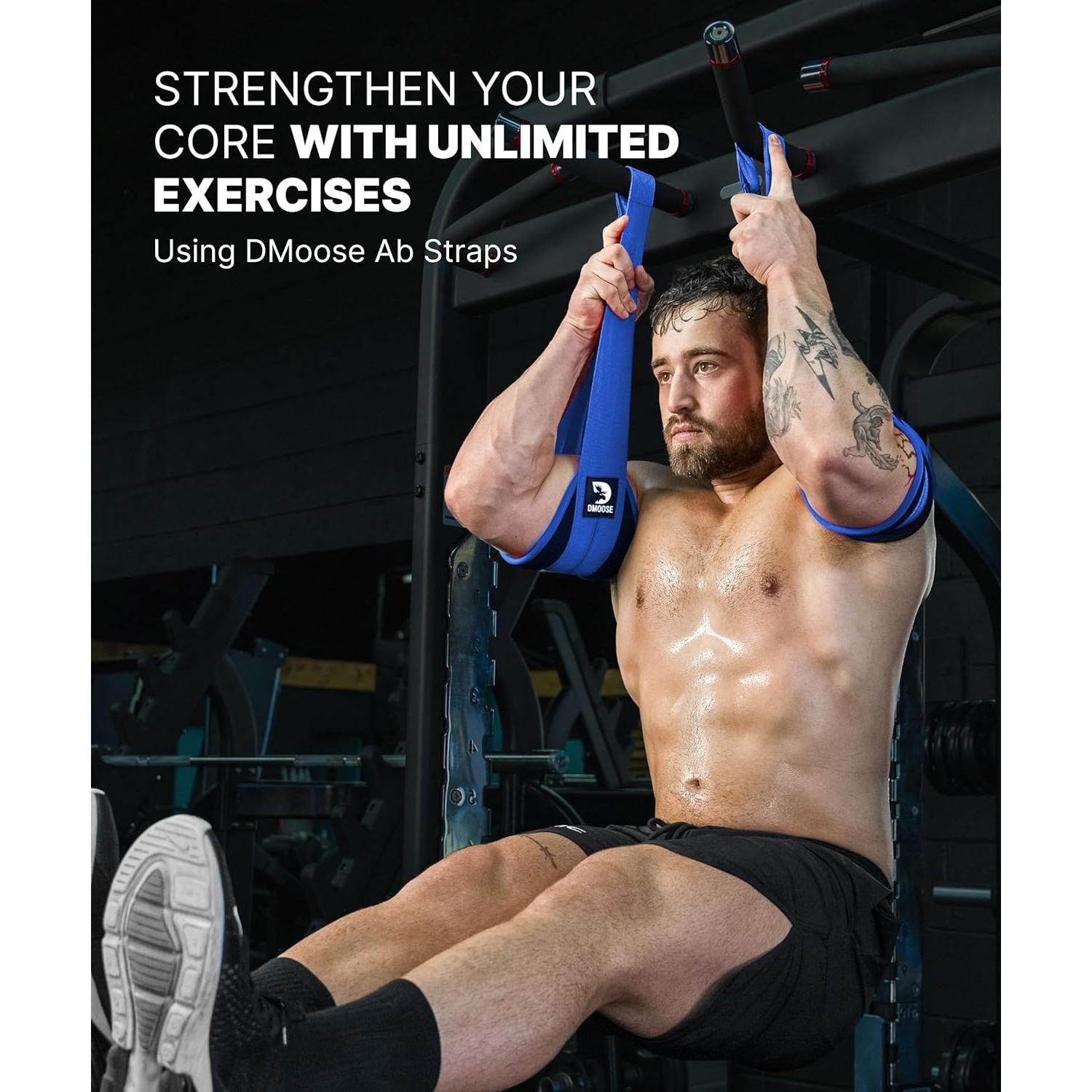 Cintas Abdominales Colgantes DMoose - Soporte 150 kg