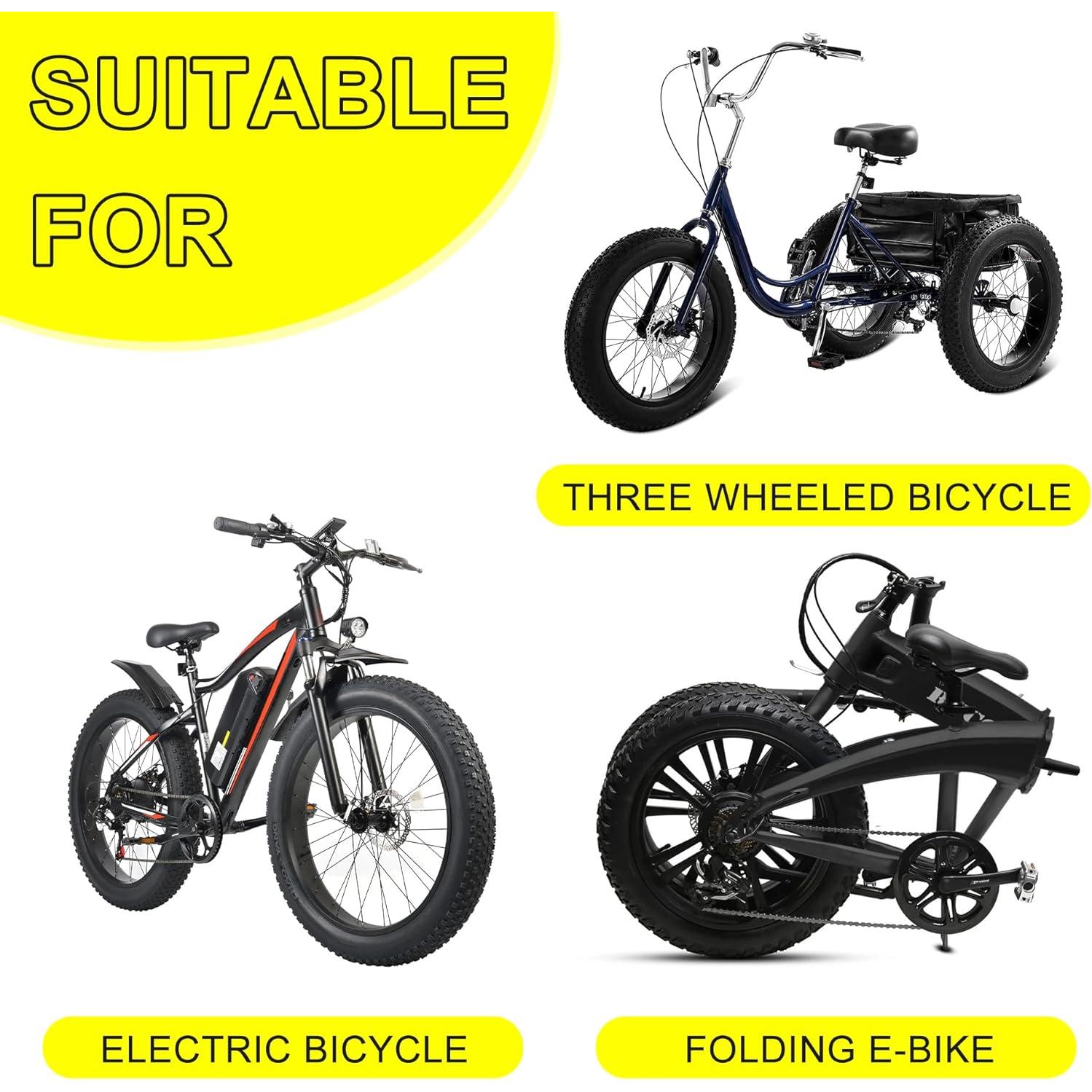 Juego de Neumáticos y Cámara RUHUO 26x4.0 Plegable Resistente