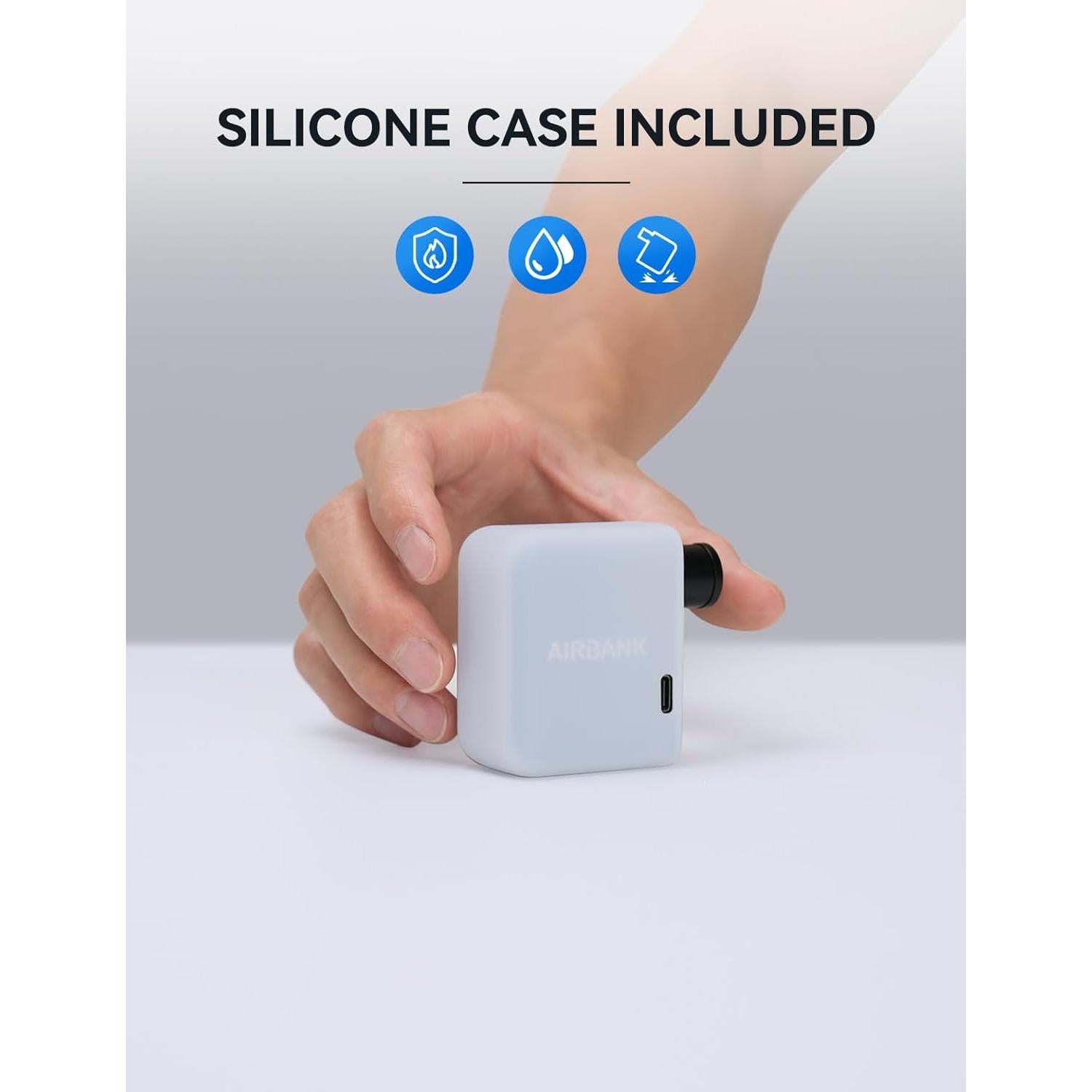 Bomba Eléctrica de Bicicleta AIRBANK POCKET 100PSI Compacta