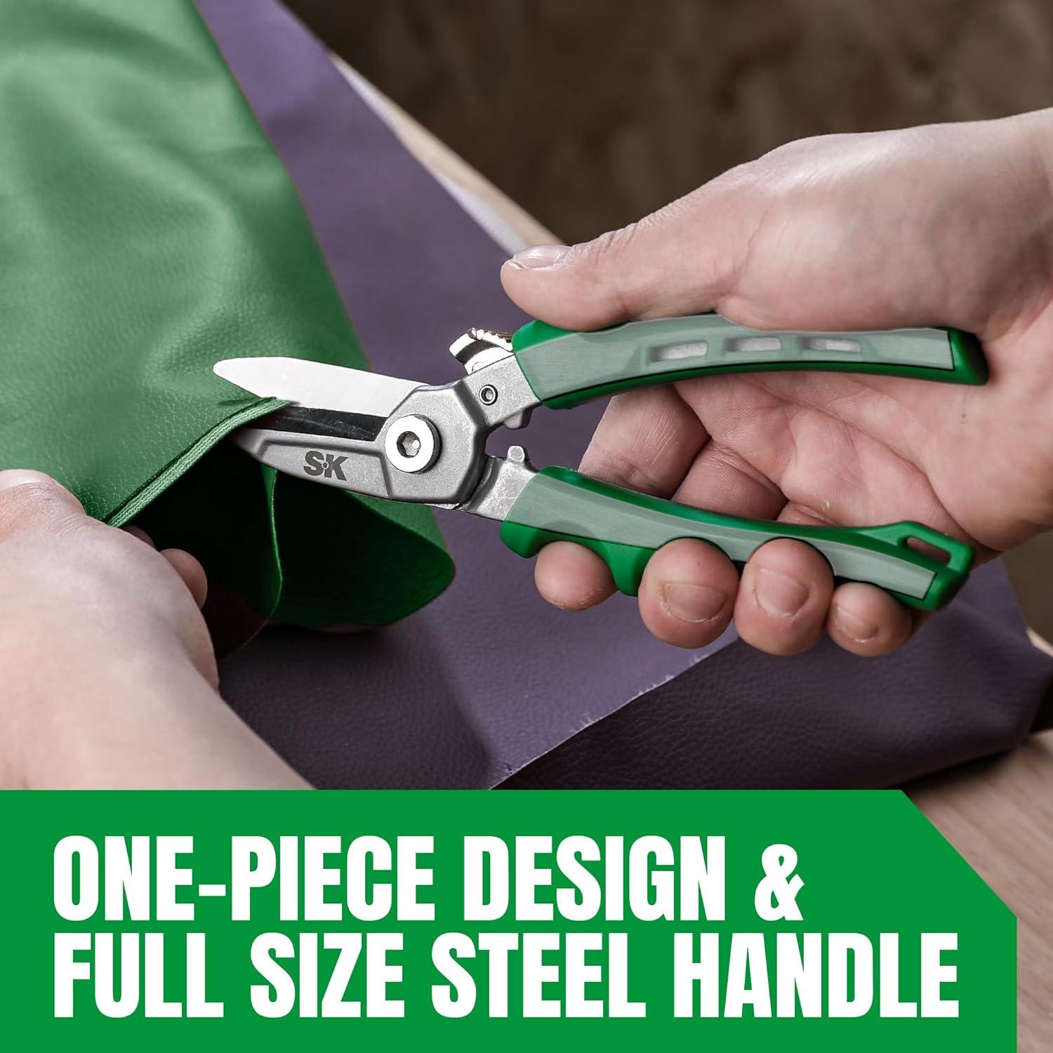 Tijeras multiusos SK 18 cm acero CR-V con bloqueo de seguridad