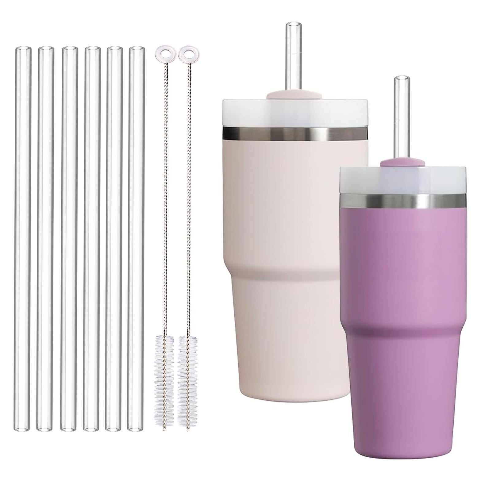 Pajitas Reutilizables LEPCY 21.6 cm para Taza Stanley 14 y 20 OZ