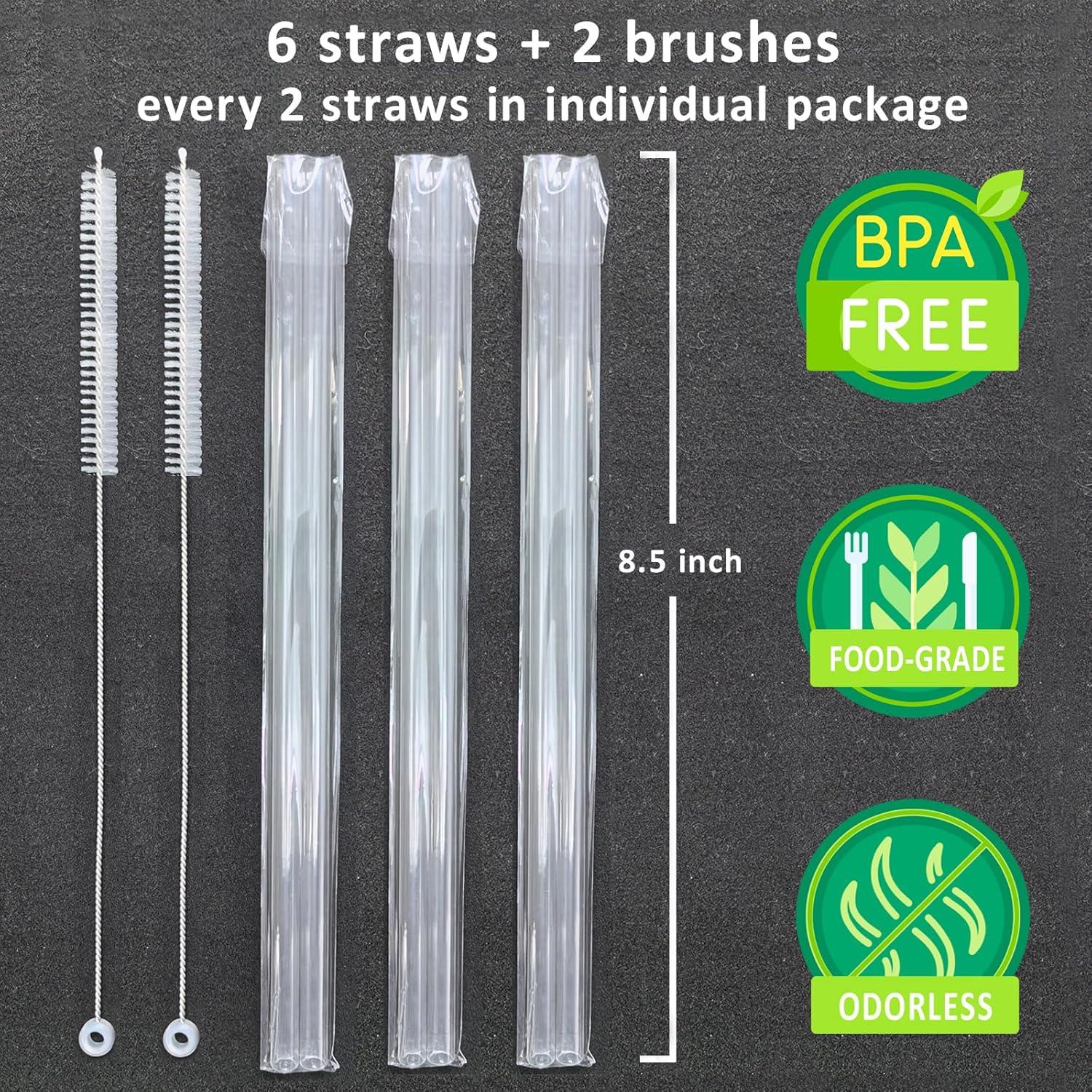 Pajitas Reutilizables LEPCY 21.6 cm para Taza Stanley 14 y 20 OZ